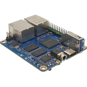 Allnet - Rock Pi E - Ontwikkelbord - RK3328 - 1GB RAM - Dual Ethernet - 802.11ac