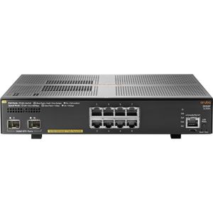 Hewlett Packard Enterprise - Aruba 2930F - Managed Switch - 8G PoE+ - 2SFP+