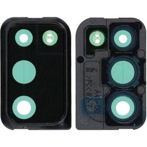 Samsung Camera Deco voor A415F Galaxy A41 - prism crush zwart, Onderdelen voor mobiele apparaten, Zwart