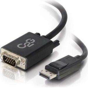 C2G DisplayPort Mannelijk naar VGA Mannelijk Adapterkabel (1 m, DisplayPort), Videokabel