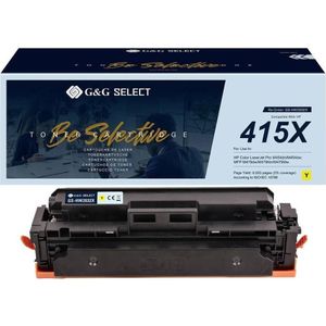 G&G, Toner, Toner vervangt HP 415X Compatibel Geel W2032X GS-HW2032X(415X)