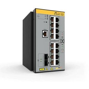 Allied Telesis AT IE340L-18GP (18 ports), Netwerkschakelaar, Grijs