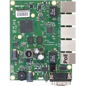 MikroTik RouterBOARD 450Gx4 met vier kernen 716MHz, Router, Groen