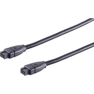 Shiverpeaks FireWire IEEE 1394B kabel 9/9-pins mannelijk/vrouwelijk 5,0 m zwart, USB-kabel