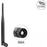 WLAN - WiFi 5 Antenne - Omnidirectioneel - Zwart - SMA Connector - 4-5 dBi
