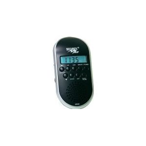 Sicherheit Plus BR28 MP3/USB Cykelradio Sort, Sølv