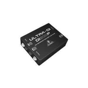 Behringer ULTRA-DI DI600P, 1/4 TS, Balanced XLR, 300 g, 35 x 95 x 128 mm, 0,003%