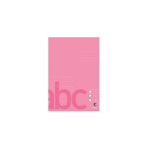 Schreibheft bantex, a5, 7 Zeilen auf 1/2 Seite (14,5 mm), rosa, 25 Stück.