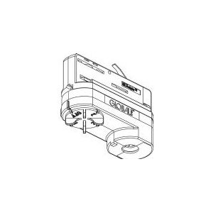 Global pro XTSA 68-2 Adapter 230V, 3-phasig, schwarz, mit Zubehör, max. 10 kg. - FACHMANN