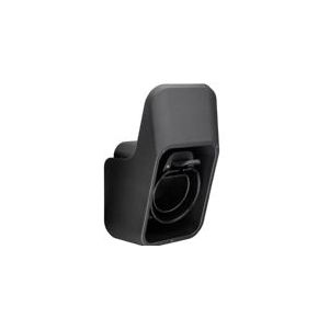 Goobay Wandhalterung mit Kabelablage für Typ-2-Ladekabel Elektrofahrzeug, Befestigungsstange, Schwarz, Outdoor, EV Type 2, 1 Stück(e), 107 mm