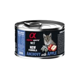 CAT Anchovy with red apple can, AlphaSpirit, 200 g - (6 pk/ps)