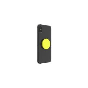 PopSockets Neon Yellow, Griffigkeit, Gelb, Universal, Kunststoffhüllen (glatte harte Oberfläche), 1 Stück(e), 38,8 mm