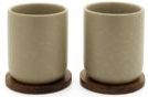 Bredemeijer Umea loam, Set, 0.2 L, Grey, Ceramic, Mug, Tea