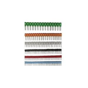 Klemmrohr weiß 0,50 mm²Länge 14,0 mmIsolationslänge 8,0 mm - (500 Stück)