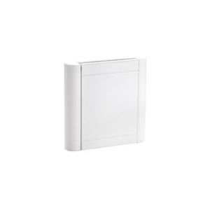 NILFISK Saugschalter DESIGN, quadratisch 9x9 cm aus weißem Kunststoff für die Wandmontage.