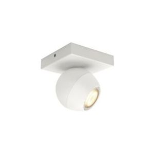 Philips Hue White ambience Buckram Einzelspot, Intelligenter Einbaustrahler, Weiß, Bluetooth, LED, GU10, Variabel