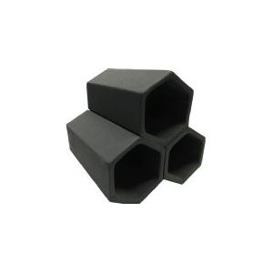 Wiesengarnelenrohr, 9*5,5*5,5 cm, schwarz