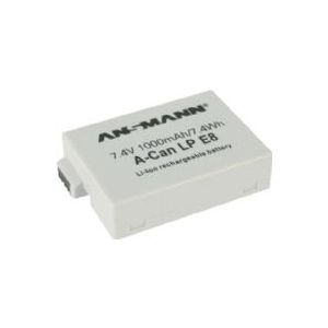 Ansmann A-Can LP-E8, 1000 mAh, 7,4 V, Lithium-Ion (Li-Ion)