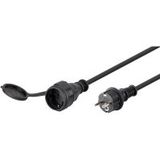 Goobay 71475, 10 m, 1 AC-Ausgänge, Indoor, Typ F, Type F (CEE 7/4), IP44