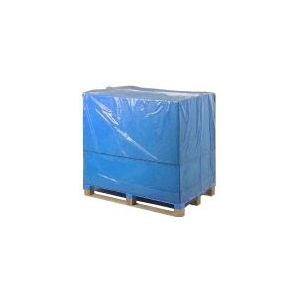 Kunststoffkappe LDPE blau für 1/1 Palette 1300/1100x1700x0,035mm Blau 1x1x1mm (1)