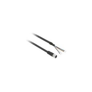 Schneider Electric XZCP1141L15, 15 m, M12, Weiblich, Schwarz, Polyurethane (PUR), -40 - 80 °C