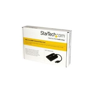 StarTech.com USB 3.0 auf HDMI Adapter - DisplayLink zertifiziert - 1080p (1920x1200) - USB-A auf HDMI Display Adapter Konverter für Monitor - Externe Monitor Grafikkarte - Windows / Mac, 3.2 Gen 1 (3.1 Gen 1), USB Typ-A, HDMI-Ausgang, 1920 x 1200 Pixel