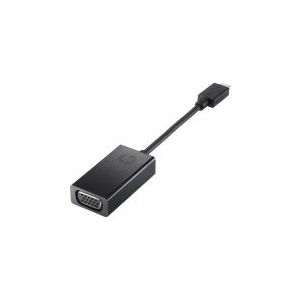 HP USB-C-zu-VGA-Adapter, Schwarz, 13 mm, 25,5 mm, 150 mm, 23,9 g, 110 mm