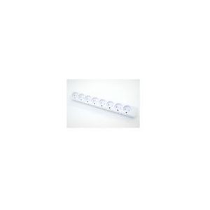 Mercodan 982980, 5 m, 8 AC-Ausgänge, Indoor, Typ K, Weiß, Weiß