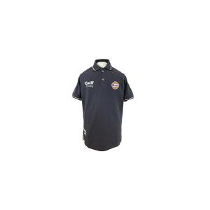 Gulf Vintage Poloshirt. Dunkelgrau S