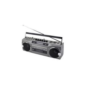 Stereo Bluetooth Kassettenradio SRR80TI Silber