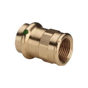 VIEGA Sanpress overgang 1/2-12 mm af rødgods muffe/muffe, SC-contur
