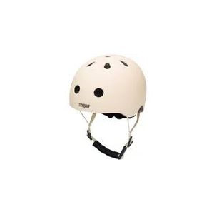 Fahrradhelm mit Retro-Look - cremefarben