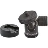 Novoflex M-NEIGER II, Cold Shoe-Befestigung, Schwarz, 1 kg, 1/4 Zoll, 42 mm, 32 g