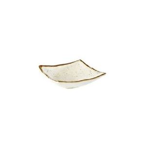 Skål Steinart 50 cl 19x19x6 cm Melamin Hvid/Brun stenlook,6 stk/krt