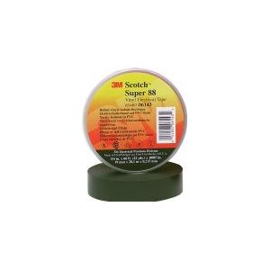 3M Scotch® Super 88 Vinylband schwarz 25mmx20mx0,22mm zur Isolierung von Kabeln gegen alle Wetterbedingungen