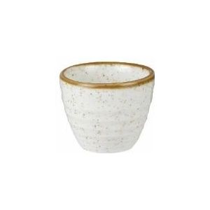Schale Stonecast 5.7 cl Ø5.9x5 cm Porzellan Vanille,12 Stück/Packung
