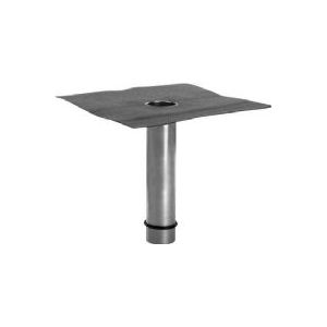 JUAL Rinne Ø75x600mm - Stahl/SBS, 8mm O-Ring, für Ø75mm Stutzen oder Ø90mm Stutzen