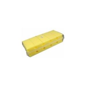 Scheuerschwamm 150x70x45 mm mit Stiel Weiß, 10 Stück/Packung