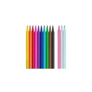 Faber-Castell 554213, 13 pc(s), Assorted colours, Multicolour, Round, Water-based ink