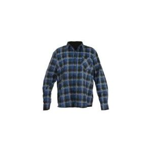 Lahti Pro Blau kariertes Flanellhemd Größe XL LPKF3XL