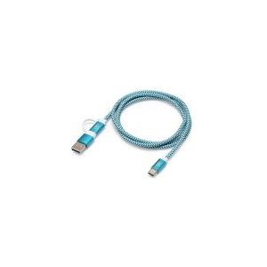 Arduino TPX00094 USB-C kabel Arduino [1x USB-C® - 2x USB-C®, USB-A] 1 m Hvid, Turkis