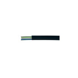 Kash 70I125 Telefonkabel LiYY 8 x 0.12 mm² Sort 10 m
