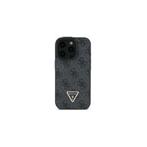 Guess GUHCP16LP4TDSCPK iPhone 16 Pro6.3 black/black hardcase Leather Metal Logo Strass Crossbody