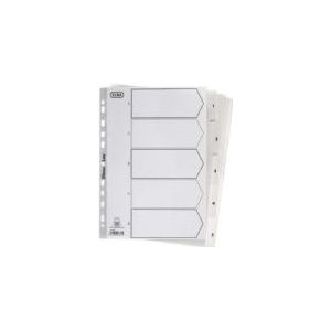 Elba STRONG-LINE REGISTER PP A4 HVID 1-5, HVID