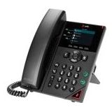 HP VVX 250, IP-Telefon, Schwarz, Kabelgebundenes Mobilteil, 4 Zeilen, LED, 7,11 cm (2.8)