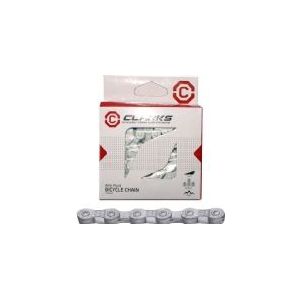 Clarks YBN CL8 RB SHIMANO CAMPAGNOLO SRAM Fahrradkette (8-fach, 1/2 x3/32, 116 Glieder, 7,1mm, Kettengelenk) Korrosionsschutz