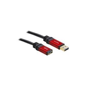 DeLOCK 3.0m USB 3.0 A M/F, 3 m, USB A, USB A, USB 3.2 Gen 1 (3.1 Gen 1), Männlich/Weiblich, 5000 Mbit/s