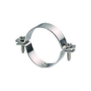 WALRAVEN UIsoleret rørbøjle i rustfrit stål 316 med M8/10 tilslutning, for rustfrie stålrør og pvc rør Ø15-18 mm