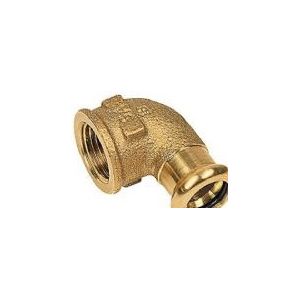 biegen 1/2-22mm 90°M-M - Muffe-Muffe Cu Presse M und V Schalen