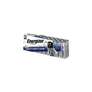 Energizer Ultimate FR6 Mignon AA -Batterie Lithium 3000 mAh 1.5 V 20 St. (E304283200)